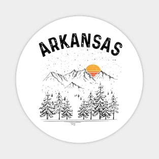 Arkansas State Vintage Retro Magnet